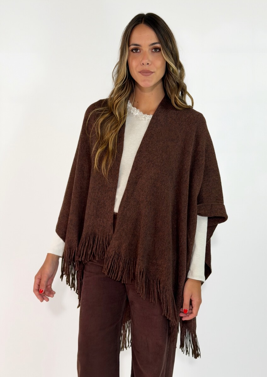 RUANA RAVELA - MARRON 