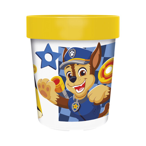 Vaso Plástico Paw Patrol para Microondas 260 ml AMARILLO