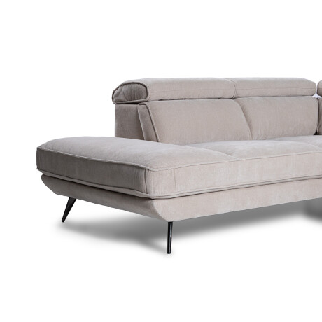 Rinconera Versatile - Tela Microfibra - Chaise Izquierdo 6686-4 Beige