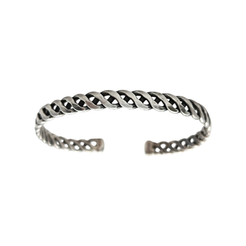 Brazalete cruzado-Plata 925-Sin Piedra-BR3034 sinpiedra