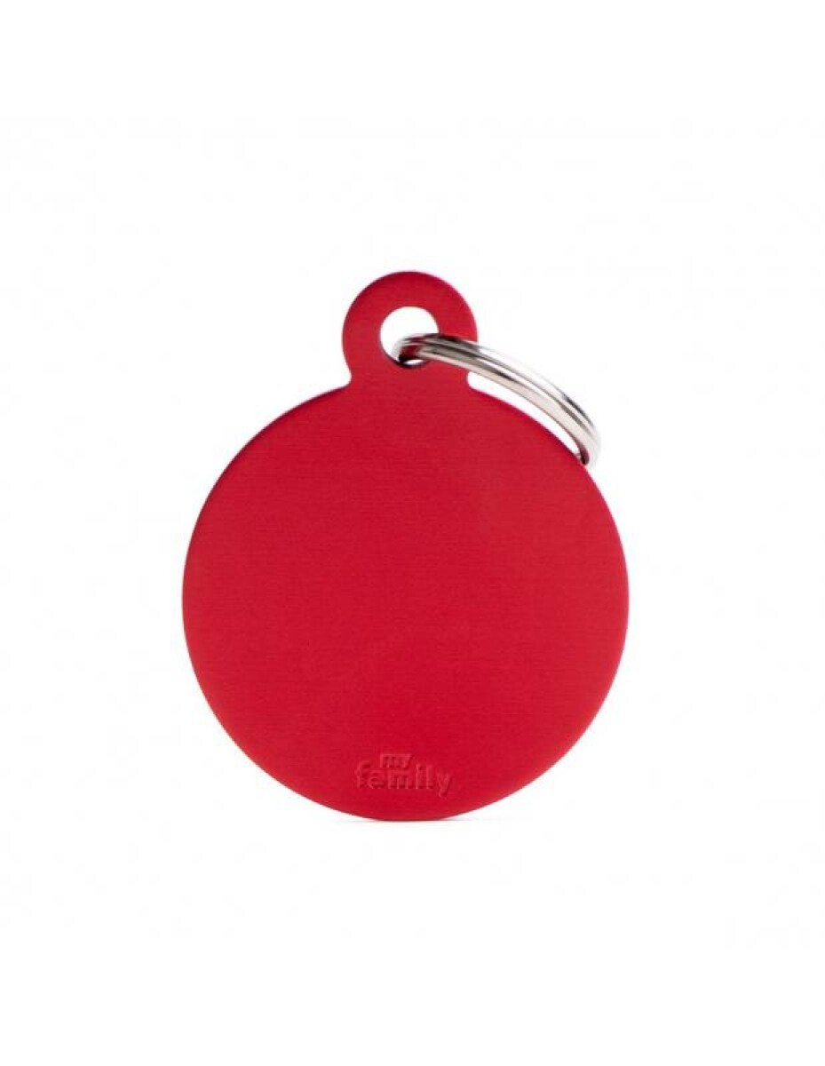 MFB20 - CIRCULO GRANDE ALUMINIO ROJO 