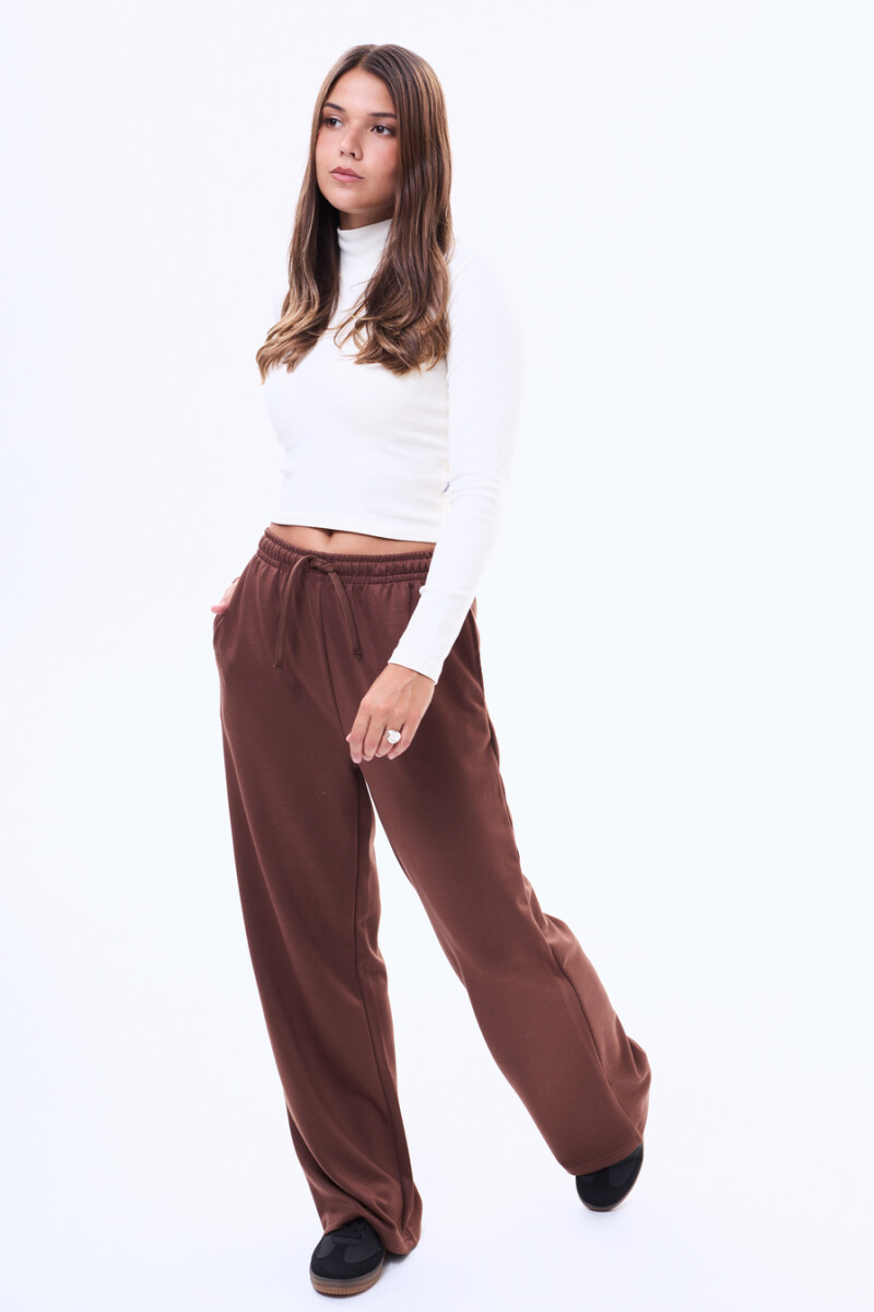 Pantalon de felpa Santa Marron