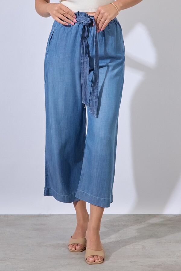 Pantalon Tencel JEAN OSCURO