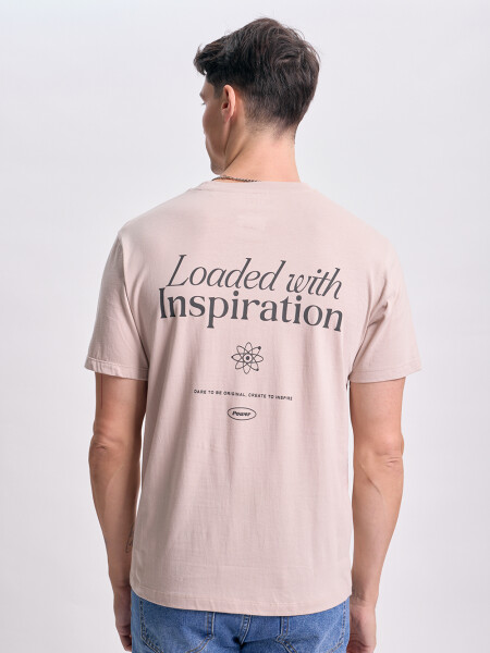 Remera lavada dragón Gris Claro