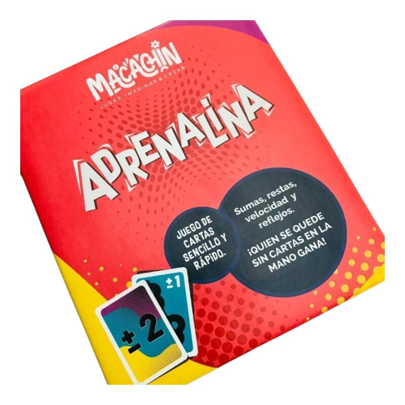 Juego de Cartas Adrenalina Macachín Juego de Cartas Adrenalina Macachín