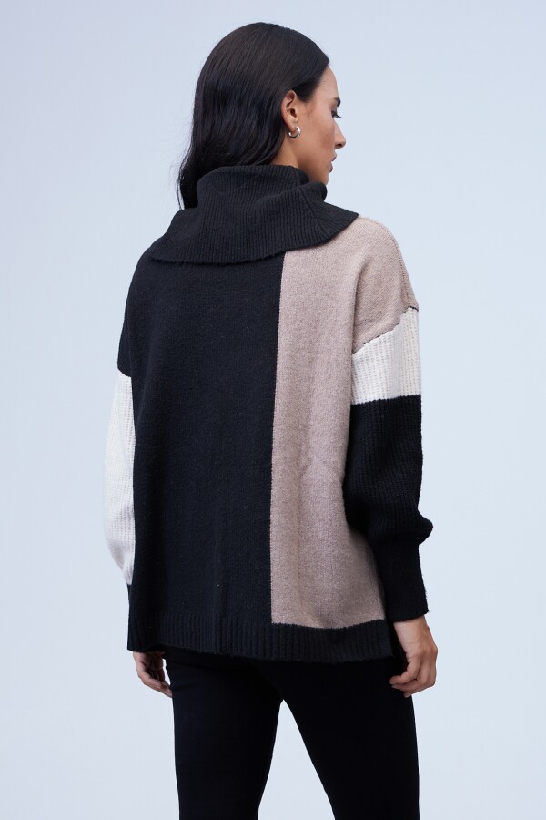Buzo Colorblock MULTI/TOSTADO