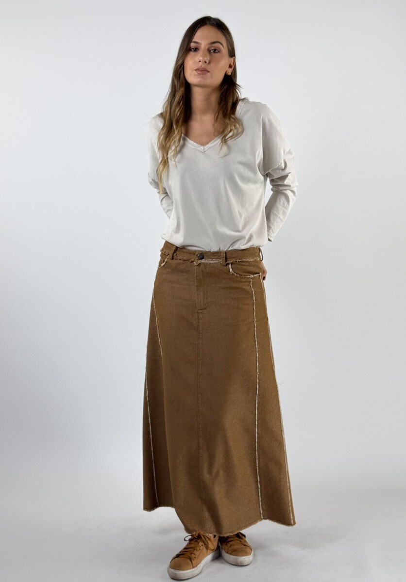 POLLERA NOA - CAMEL 