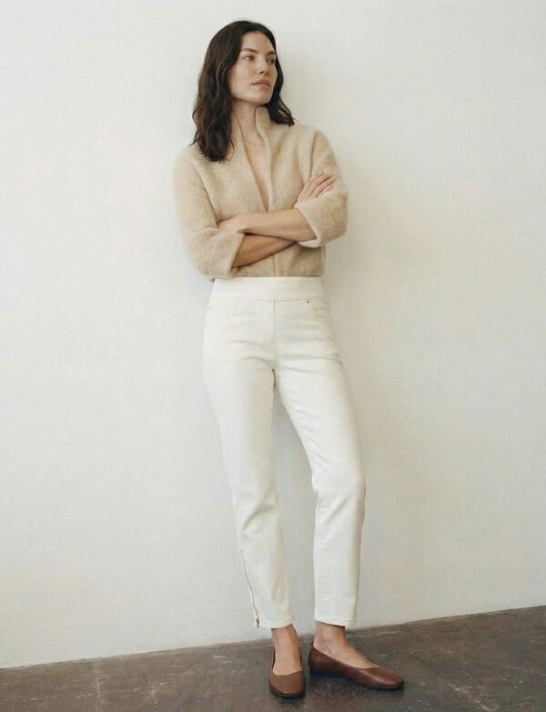 Jegging Cierre BEIGE CLARO