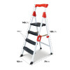 ESCALERA PLEGABLE CON PINTURA ELECTROESTÁTICA 3 ESCALONES Escalera Plegable Con Pintura Electroestática 3 Escalones