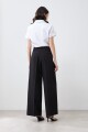 Pantalón sastrero wide leg negro