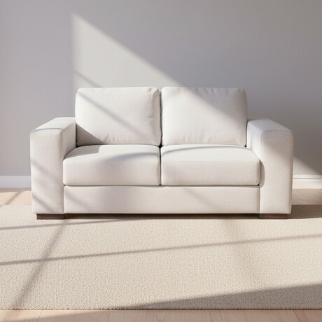 SOFA 2 CUERPOS TELA NATURAL-BEIGE SMART BEIGE
