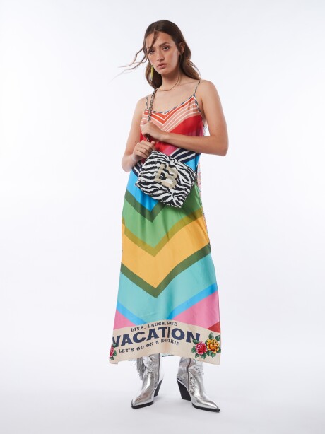 Skyler printed maxi dress ESTAMPADO