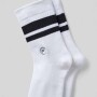 Medias The Everyday Quarter Crew Sock Unisex Classic White/black Stripe