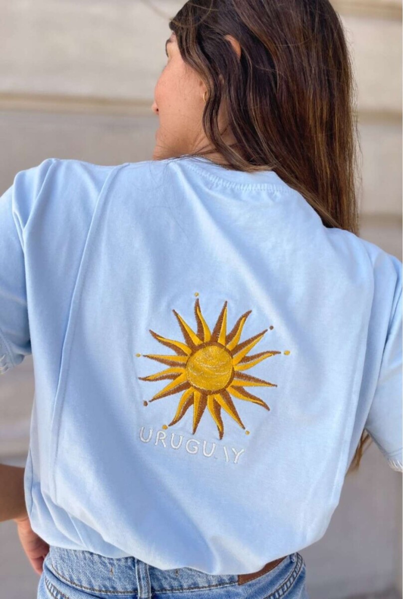 Tshirt short URU - Celeste 