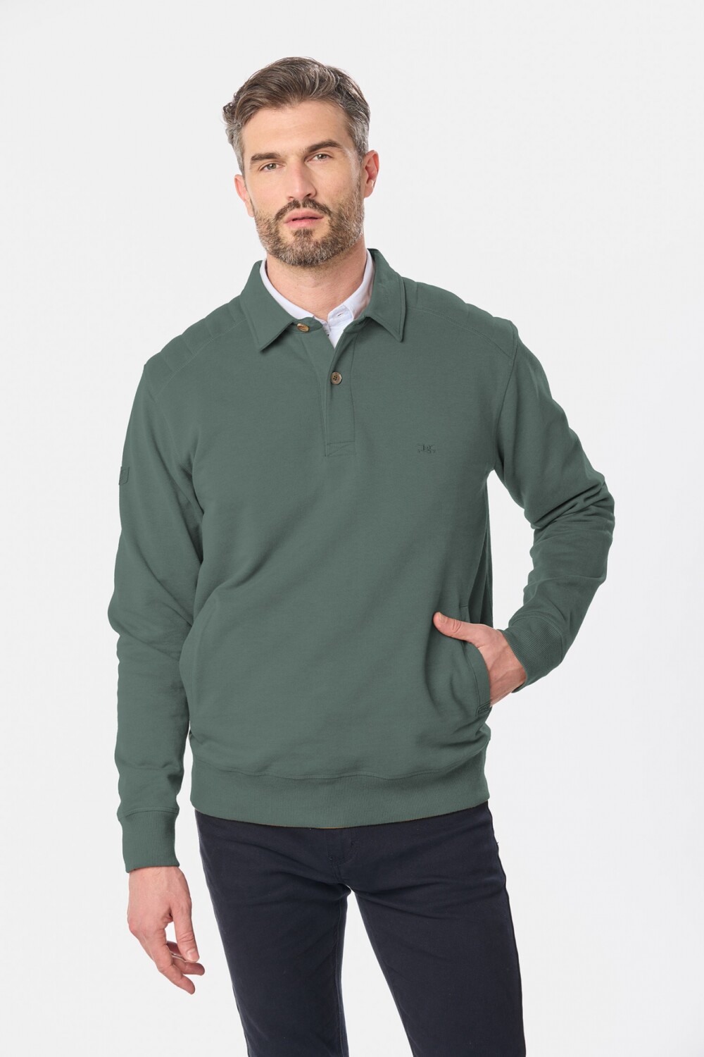 BUZO POLO DE FELPA Verde