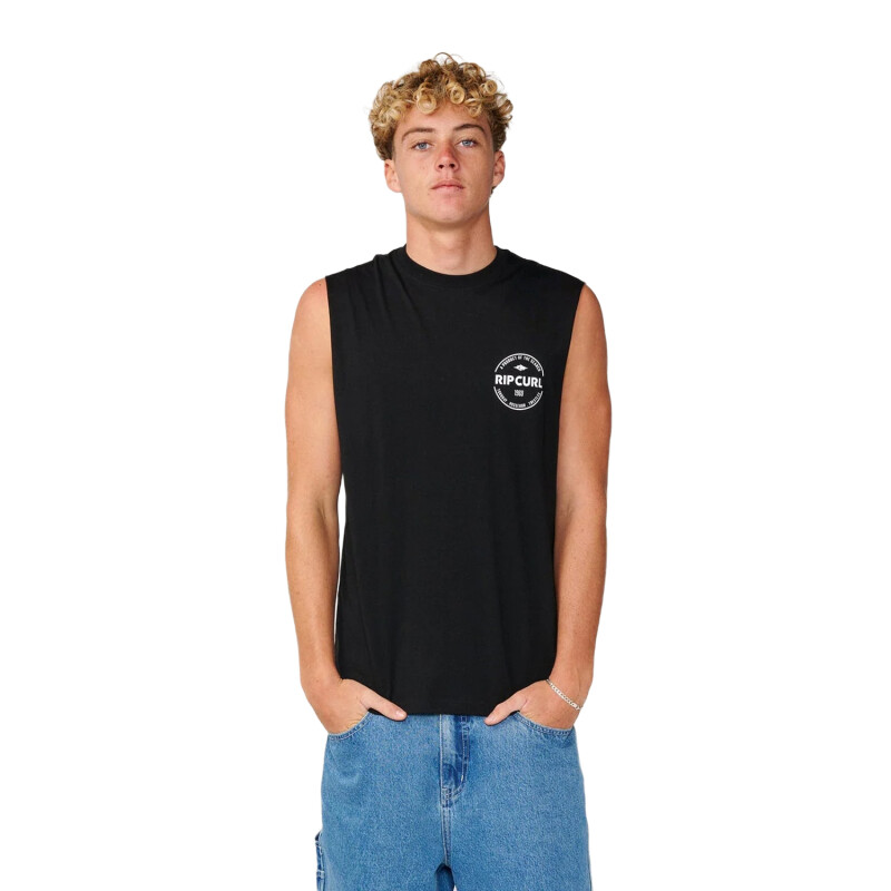 Musculosa Rip Curl Staple Muscle - Negro Musculosa Rip Curl Staple Muscle - Negro
