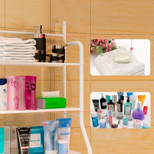 Mueble Organizador Estantes Sobre Lavarropas Metal Baño Mueble Organizador Estantes Sobre Lavarropas Metal Baño