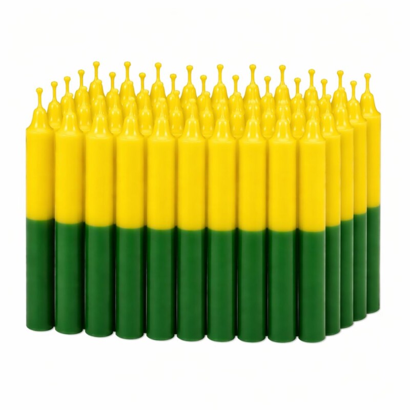 VELA N° 4 COMBINADA X50 Amarillo/verde