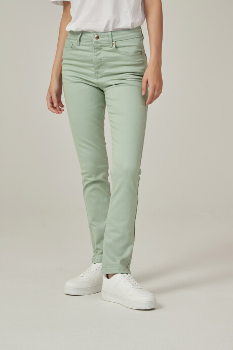 Pantalon Gregor Verde Grisaceo