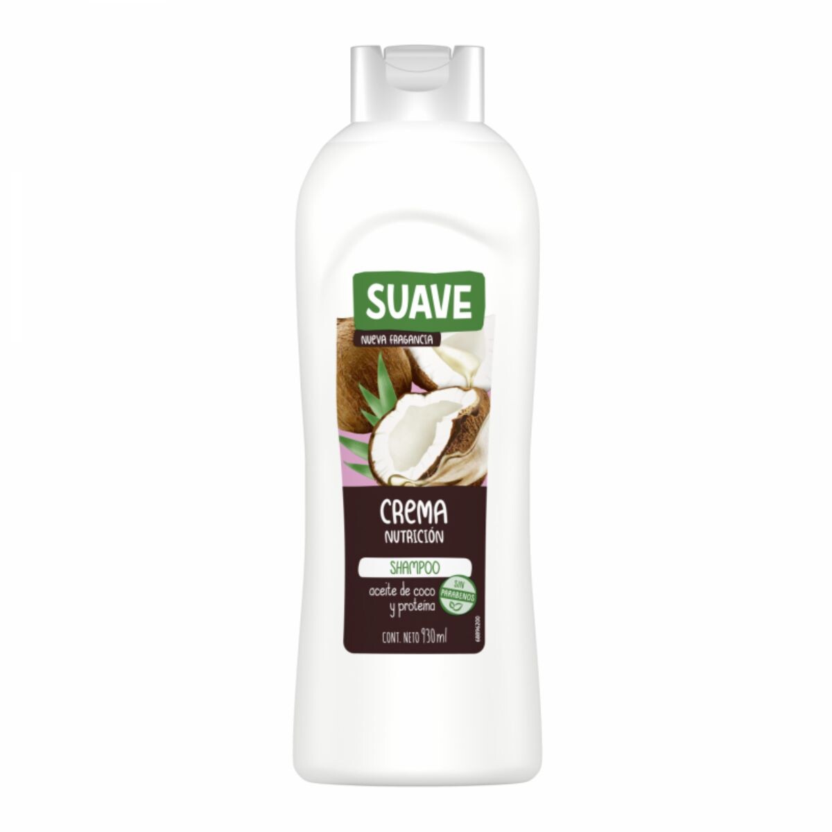 Shampoo Suave Crema Nutrición Coco - 930 ML 