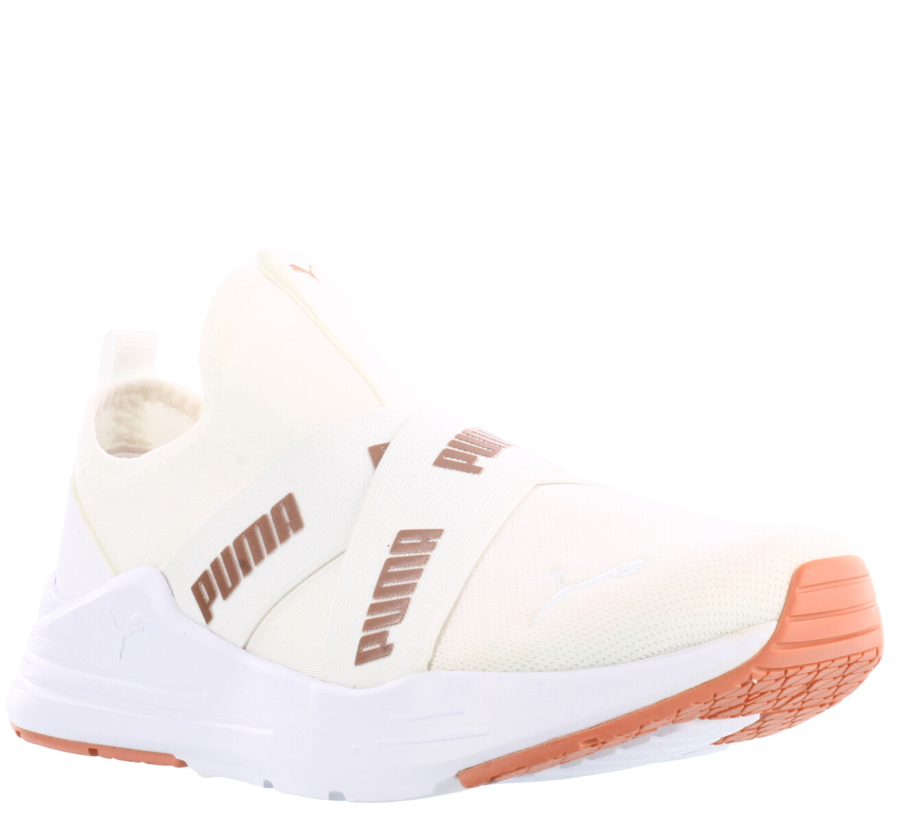 Championes de Mujer Puma Wired Run Slipon Wns - Blanco - Dorado 