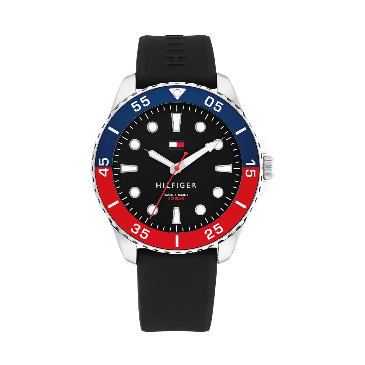 Reloj Tommy Hilfiger 1792201 para Hombre Silicona Negra - Negro 