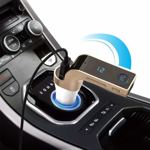 Bluetooth De Auto Con 2.1a Usb, Para Micro Sd Card Bluetooth De Auto Con 2.1a Usb, Para Micro Sd Card