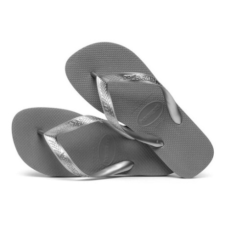 Chancletas ojotas Havaianas Top Steel gray
