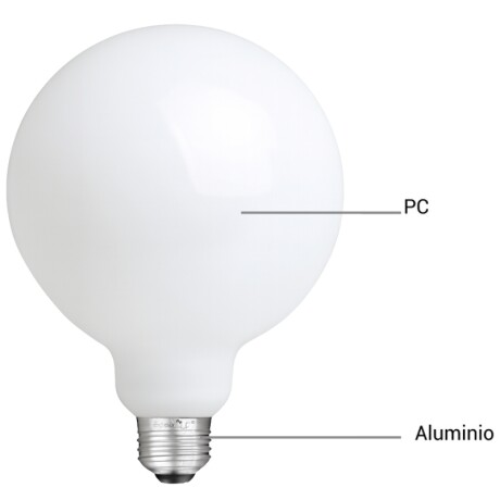 LAMPARA LED G80 GLASS 4 NIEVELES 8W Lámpara LED G80 Glass 3 niveles Dimerizable 8W 2700K