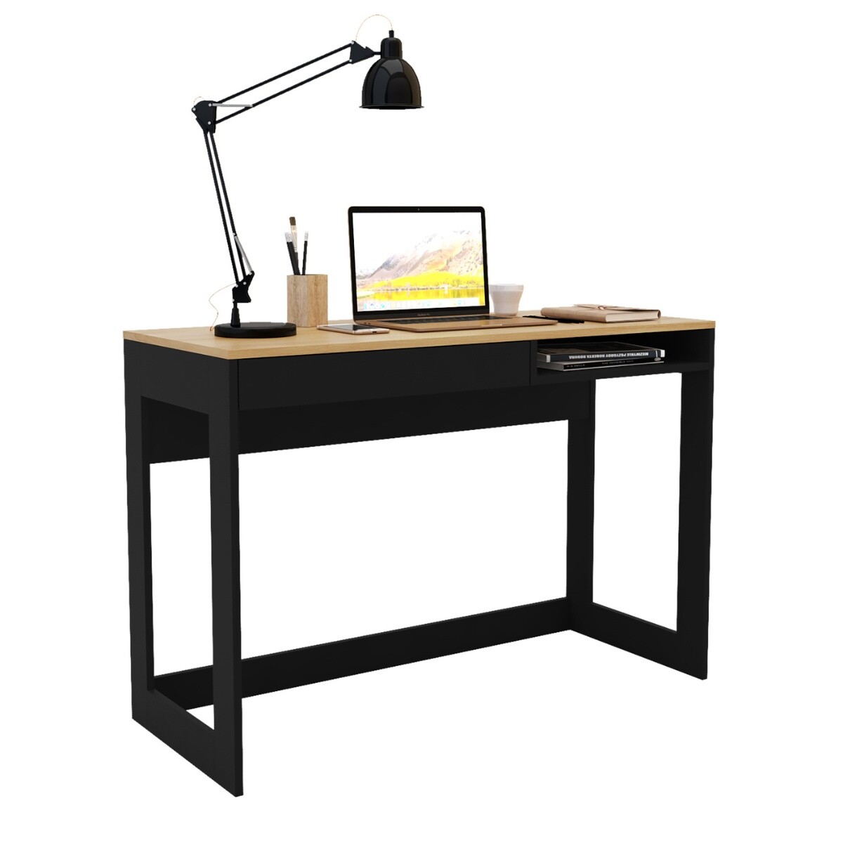Escritorio Rocklin - Black y Aveiro 