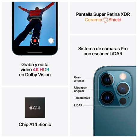 Iphone 12 Pro Max 6,7'' 5G 6GB 256GB Triple Cam 12MP 001