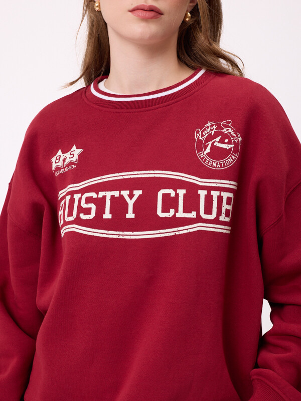 SWEATER CHERBU RUSTY Rojo