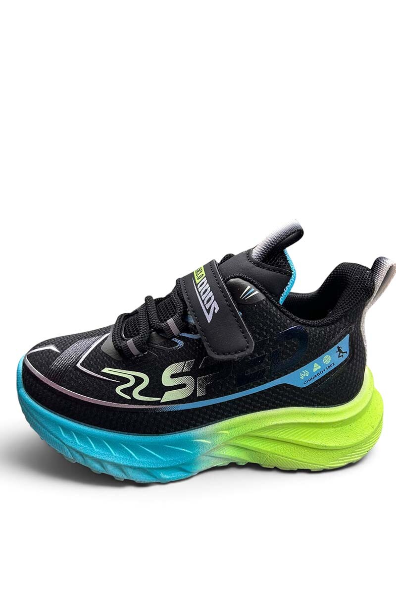 Champion Deportivo Niños con Velcro Verde