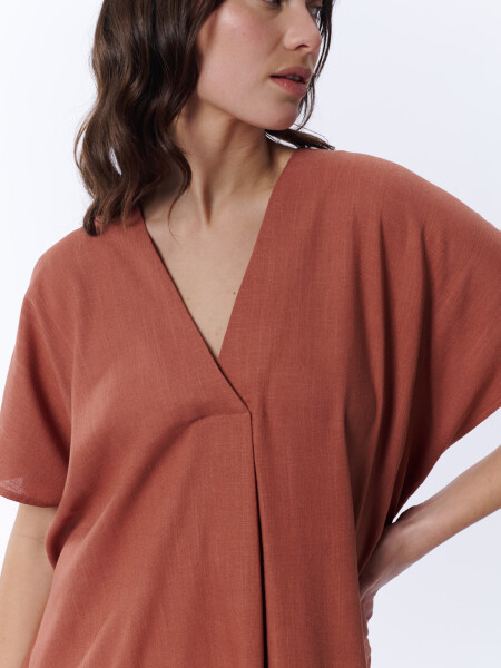 Vestido oversize Canela
