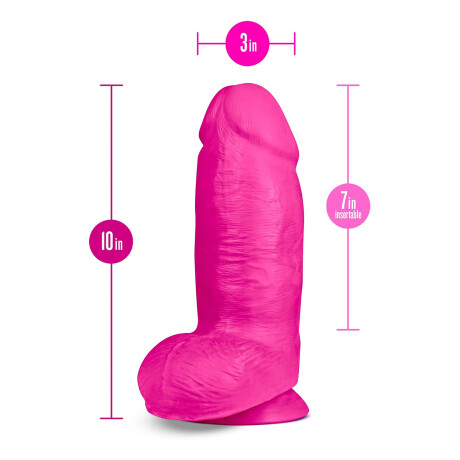 Dildo Realístico Doble Densidad Au Naturel Chub Rosado