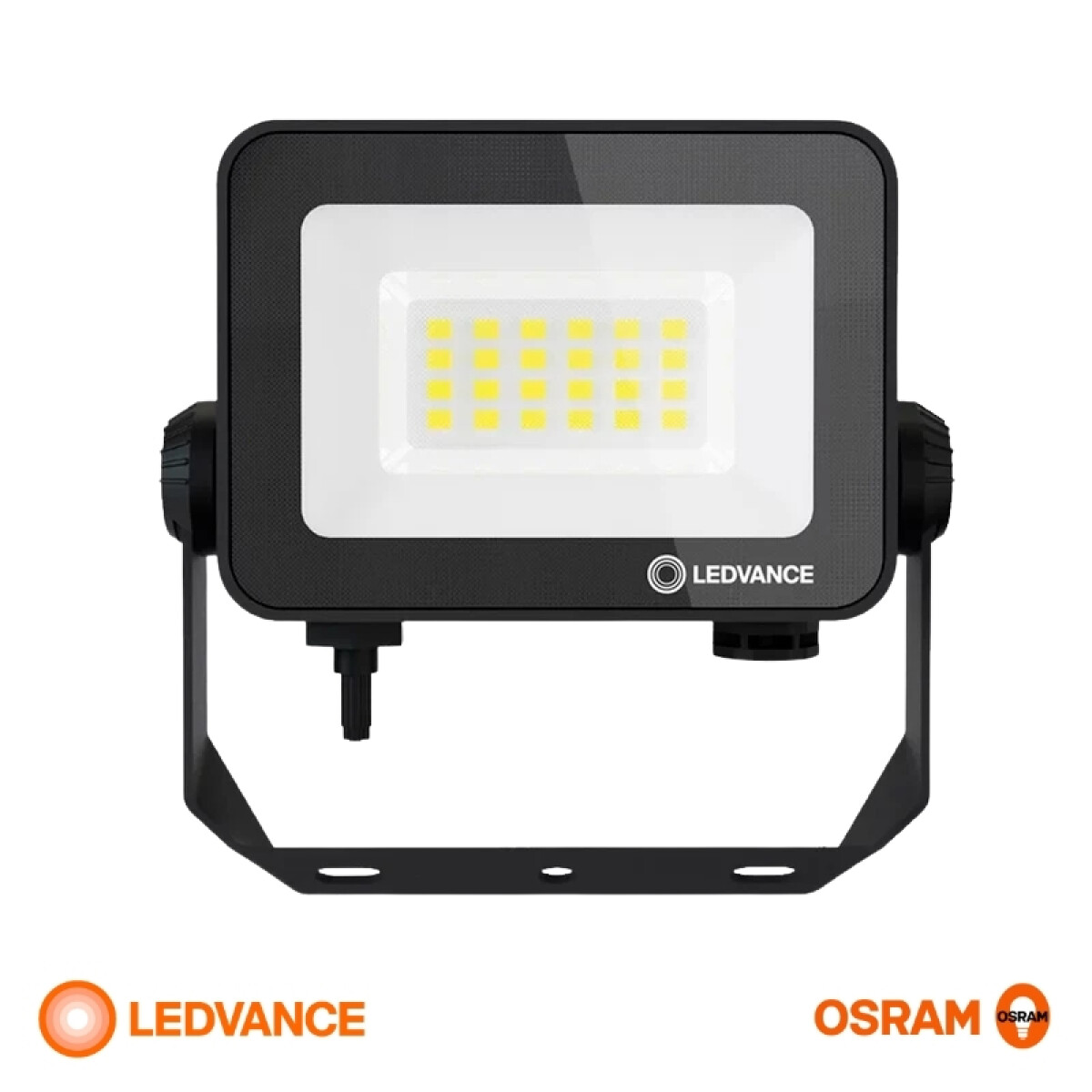 Foco LED LEDVANCE OSRAM Compact IP65 20W Negro Luz Cálida 