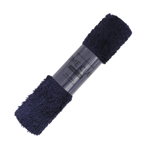 Alfombra Baño con Pelo Largo Home Class 40 x 60 cm AZUL MARINO