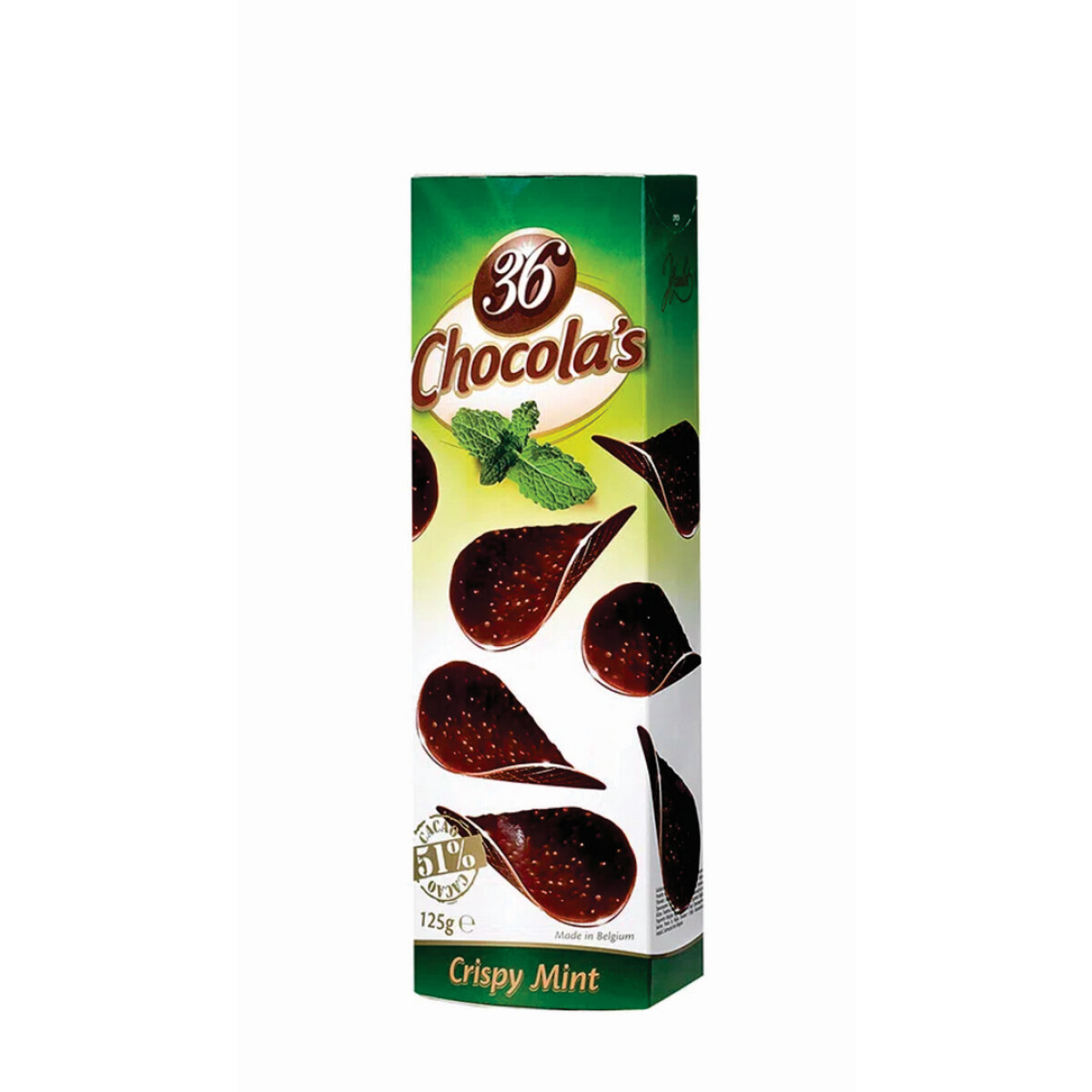 36 Chocolas Crispy Menta 