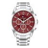 Reloj Tommy Hilfiger 1782559 para mujer con correa de acero Rojo