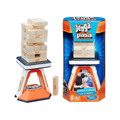 Juego de Mesa Jenga Pasa el Desafío de Hasbro Marrón Claro