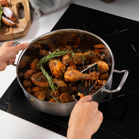 Cacerola con Tapa de Acero Inoxidable 27 Litros Cacerola con Tapa de Acero Inoxidable 27 Litros