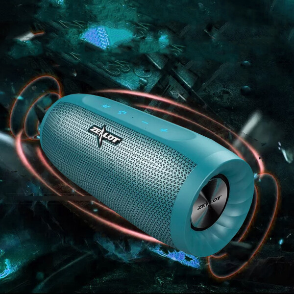 Parlante Zealot Bluetooth S16 VERDE