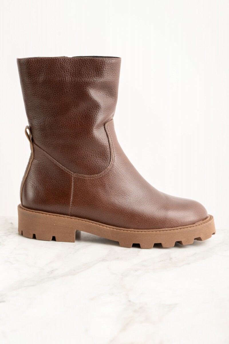 Bota Cuero Marron
