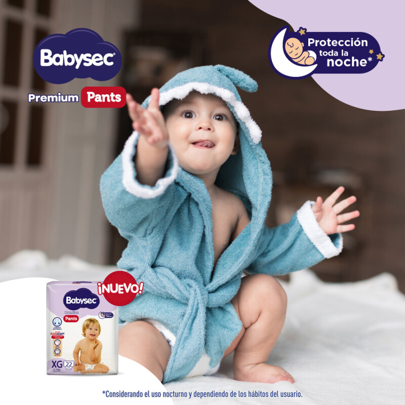 Pañales Babysec Pants Premium Talle Xg 22 Uds. Pañales Babysec Pants Premium Talle Xg 22 Uds.