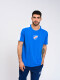 REMERA HUB Nacional Hombre Azul Royal, Blanco