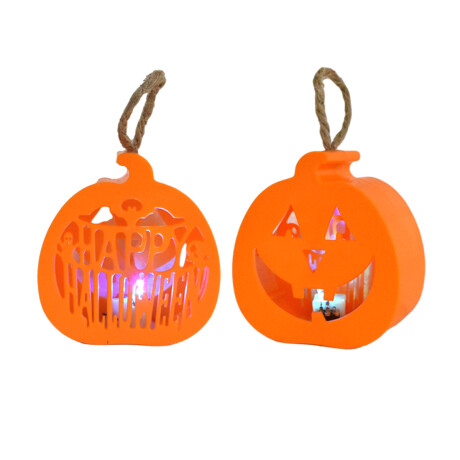 FAROL CON LUZ DECO HALLOWEEN FORMA CALABAZA FAROL CON LUZ DECO HALLOWEEN FORMA CALABAZA