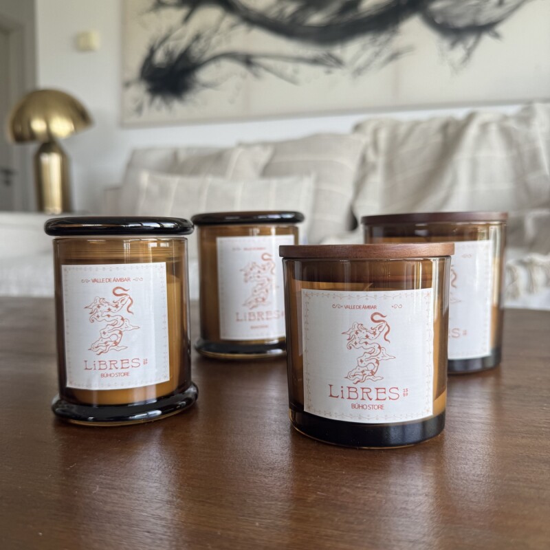 Vela aromática 280g Valle de Ambar