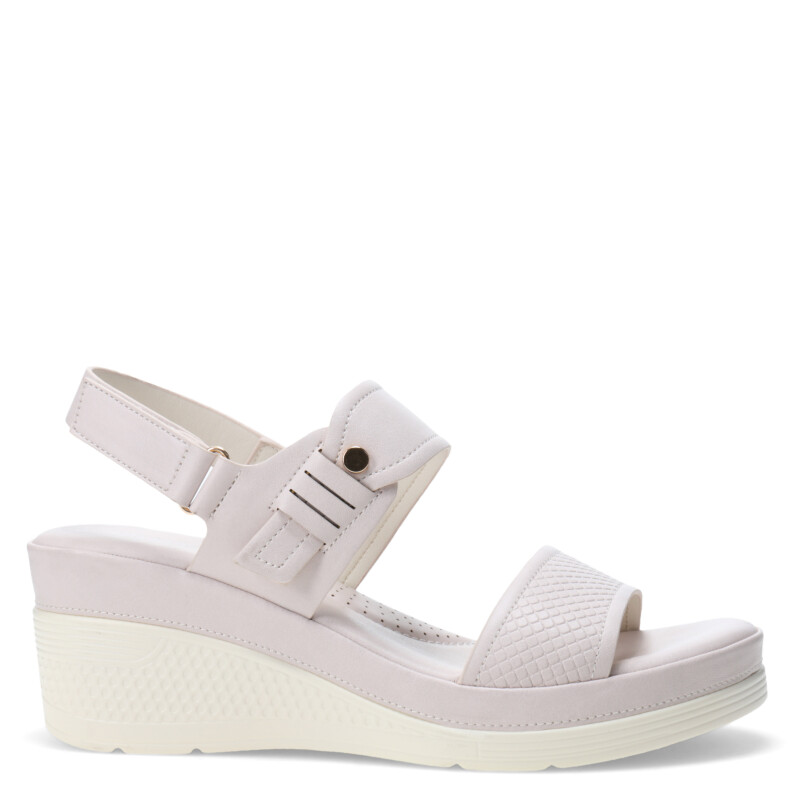 Sandalias de Mujer Lady Confort BORGER con plataforma Nude