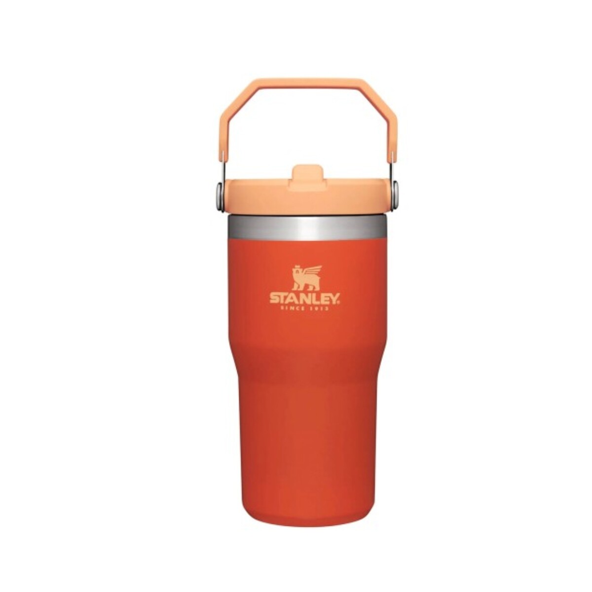 JARRA STANLEY TERMICA CLASSIC FLIP STRAW TUMBLER NARANJA 590ML 