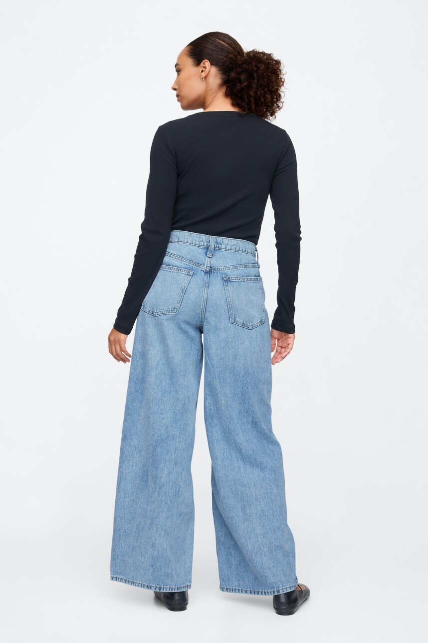 Jean Baggy Mujer Light Wash